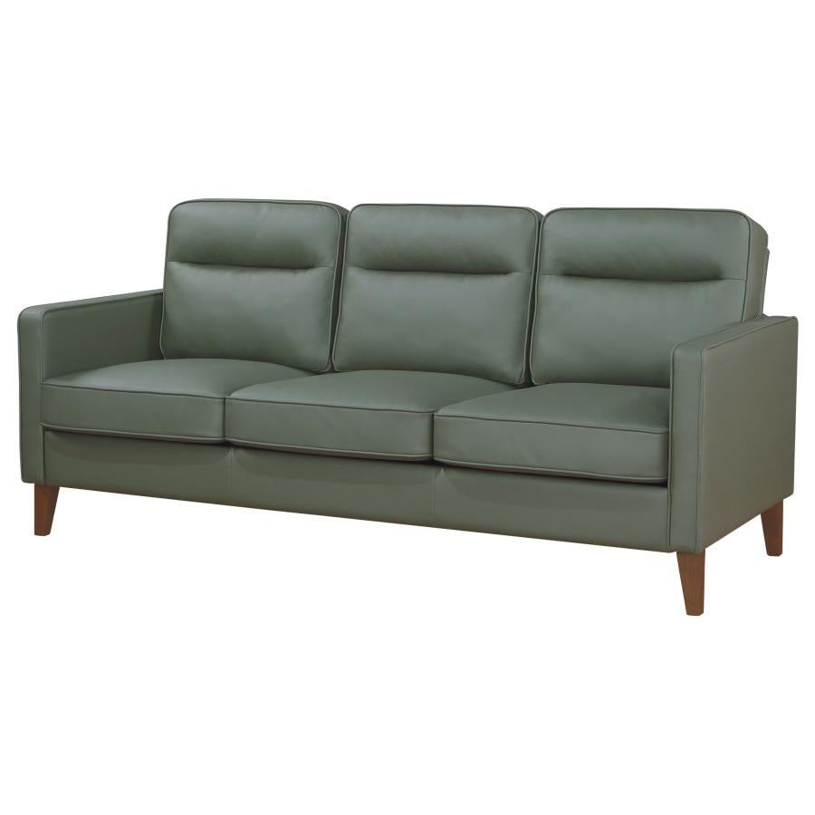 Jonah Upholstered Track Arm Sofa Ivory