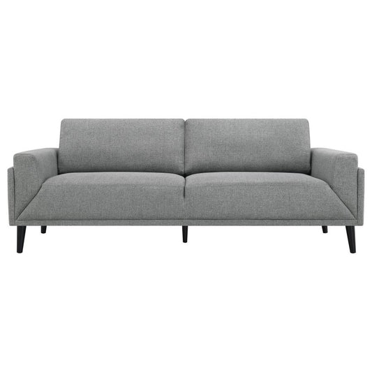 Kerala  Upholstered Track Arms Sofa Grey