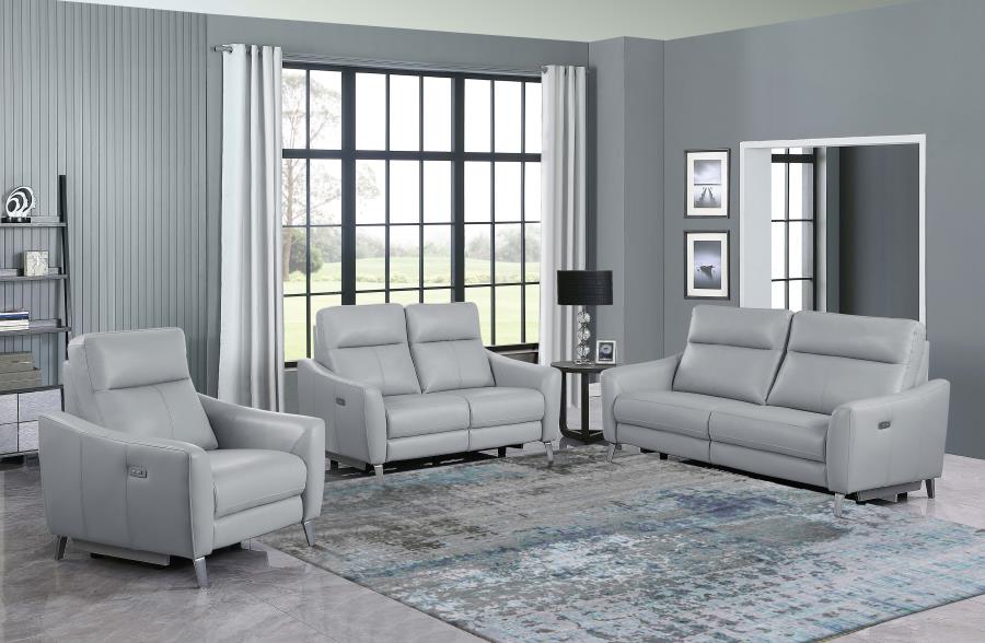 Derek Upholstered Power Reclining Loveseat