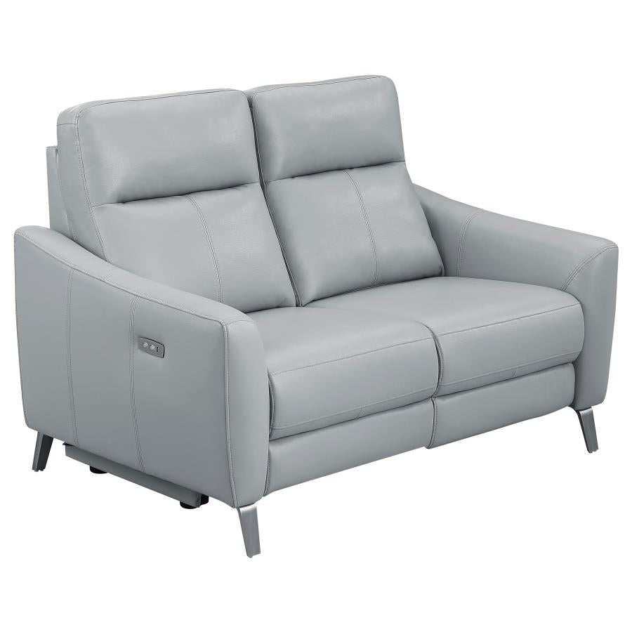 Derek Upholstered Power Reclining Loveseat