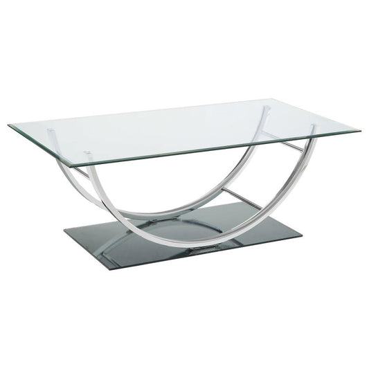 Dalia U-shaped Coffee Table Chrome