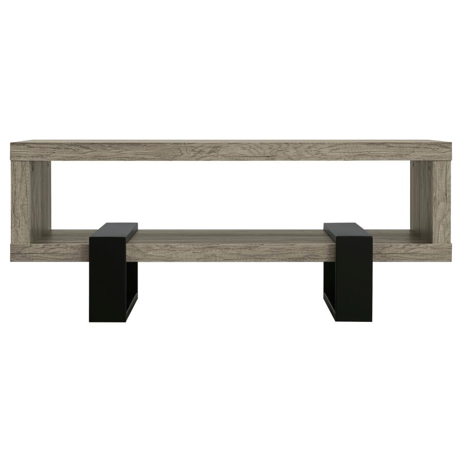 Diana Coffee Table with Shelf Grey Driftwood