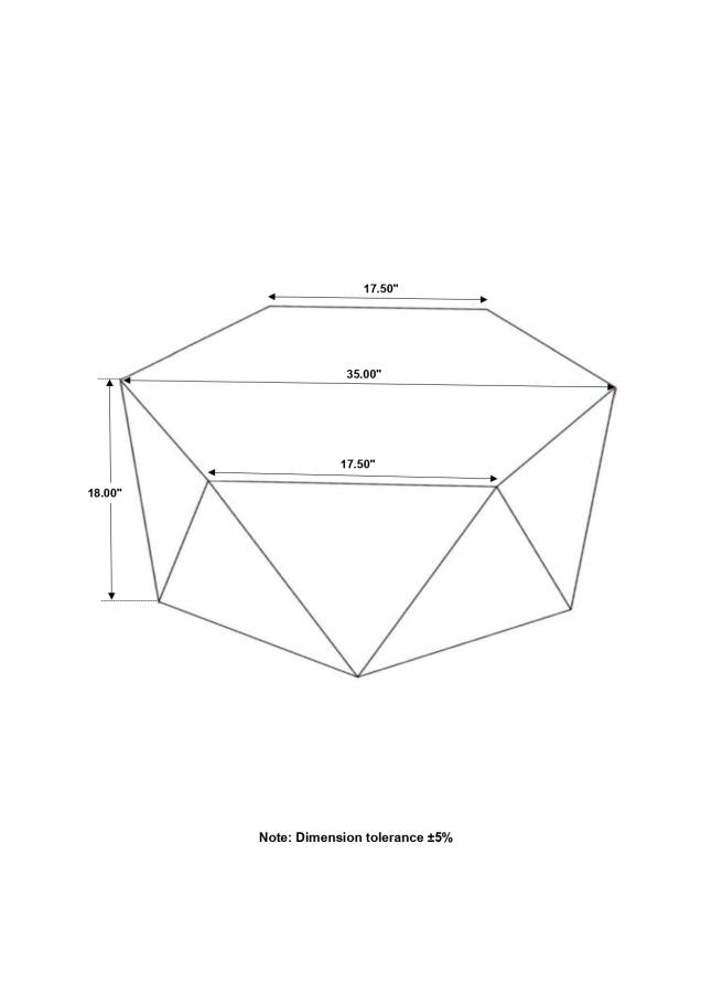 Zaira Hexagonal Coffee Table Natural